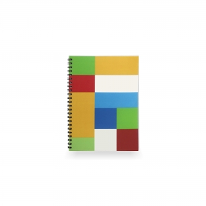 BLOCO A5 ESPIRAL CAPA PP MIOLO LISO PERSONALIZ�VEL