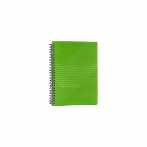 BLOCO A6 ESPIRAL CAPA PP MIOLO LISO PERSONALIZ�VEL