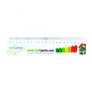 R�GUA 20CM PP 2 LADOS PERSONALIZ�VEL