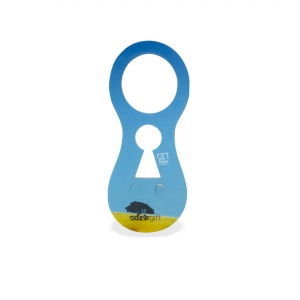 CHAVEIRO PENDURANTE C/CORTI�A E PP PERSONALIZ�VEL