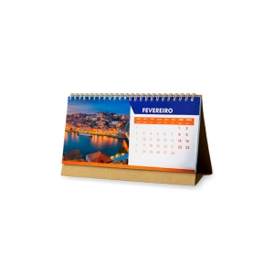 CALEND�RIO DE MESA GRANDE ECO 13 FOLHAS PERSONALIZ�VEL