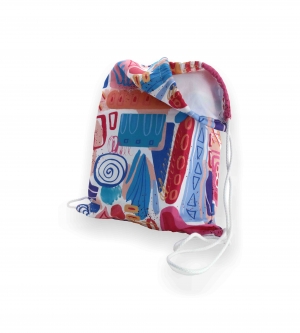 MOCHILA TIPO SACO EM ALGOD�O PERSONALIZ�VEL