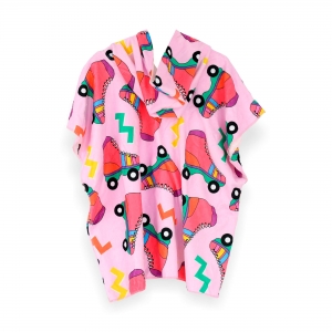 PONCHO EM TECIDO TOALHA PARA ADULTO PERSONALIZ�VEL
