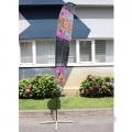 DRAPEAU ROLDUS FORME DROITE SANS STRUCTURE PERSONNALISABLE