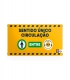 AUTOCOLANTE PARA CH�O 60X30CM PERSONALIZ�VEL