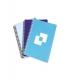 BLOCO A6 ESPIRAL CAPA PP MIOLO LISO PERSONALIZ�VEL