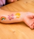 CARTELA 3 TATTOOS 4X4CM C/ EMBALAGEM PERSONALIZ�VEL