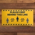 AUTOCOLANTE PARA CH�O 60X30CM PERSONALIZ�VEL