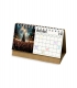 CALEND�RIO DE MESA M�DIO ECO 14CM 13 FOLHAS PERSONALIZ�VEL