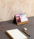 CALEND�RIO DE MESA M�DIO ECO 14CM 13 FOLHAS PERSONALIZ�VEL