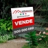 PLACA IMOBILI�RIA 0.6X0.7M PERSONALIZ�VEL