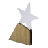 TROF�U ACR�LICO 8MM 14X20CM ACABAMENTO MADEIRA PERSONALIZ�VE
