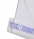 SUPORTE PARA FOLHETOS EM ACR�LICO PERSONALIZ�VEL