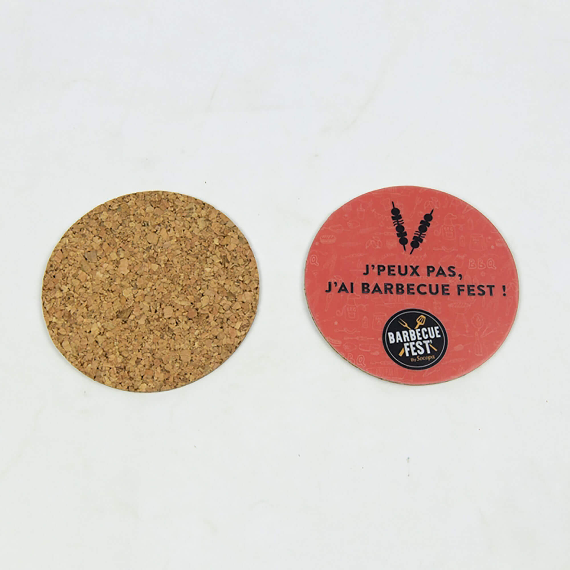BASE DE COPO EM CORTI�A E PP 8CM PERSONALIZ�VEL