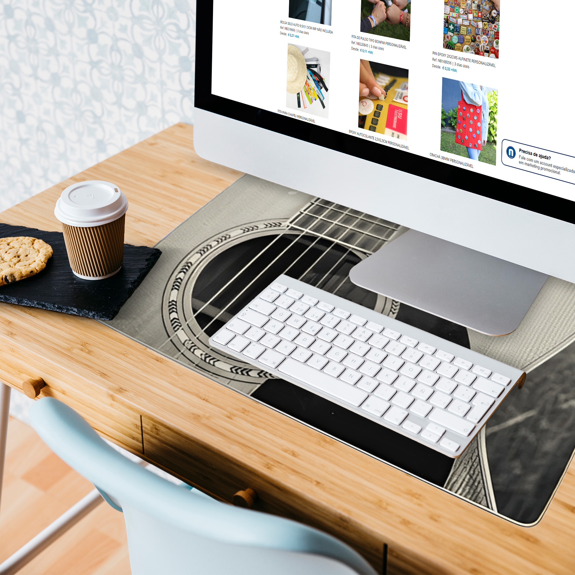 DESK BASE IN MS 59X42CM CUSTOMIZABLE