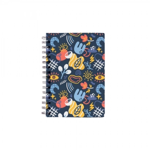 BLOCO ARGOLAS A6 CAPA CART�O LAMINADO PERSONALIZ�VEL