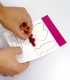 CARTELA A5 EM VINIL C/MEIO CORTE PERSONALIZ�VEL