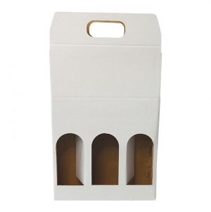 CAIXA DE VINHO EM CART�O 3 UND PERSONALIZ�VEL