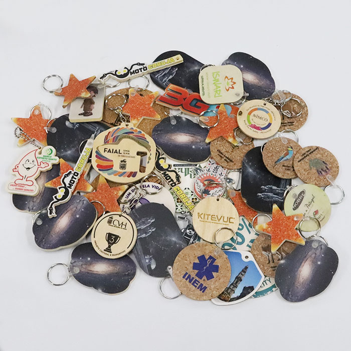 LARGE CORK KEYCHAIN ??2 SIDES CUSTOMIZABLE