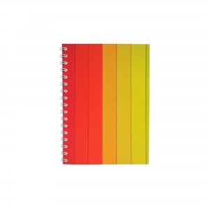 BLOCO A6 ESPIRAL CAPA PP IMP. 1 LADO 50 FLS PERSONALIZ�VEL
