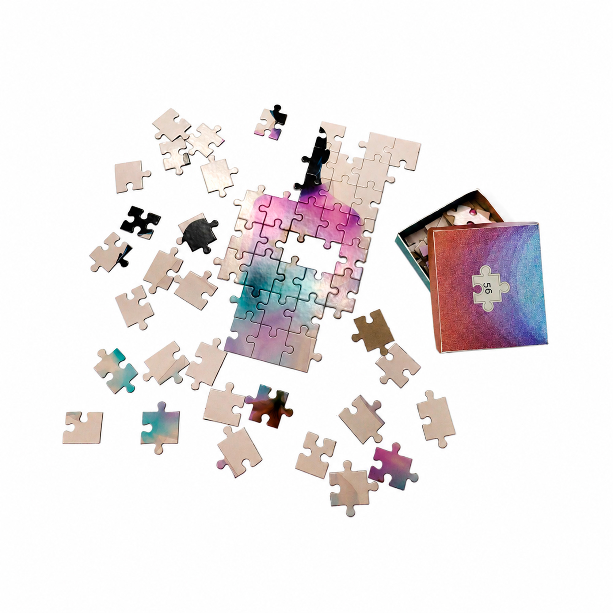 PUZZLE 56P� EM CAIXA DE CART�O PERSONALIZ�VEL