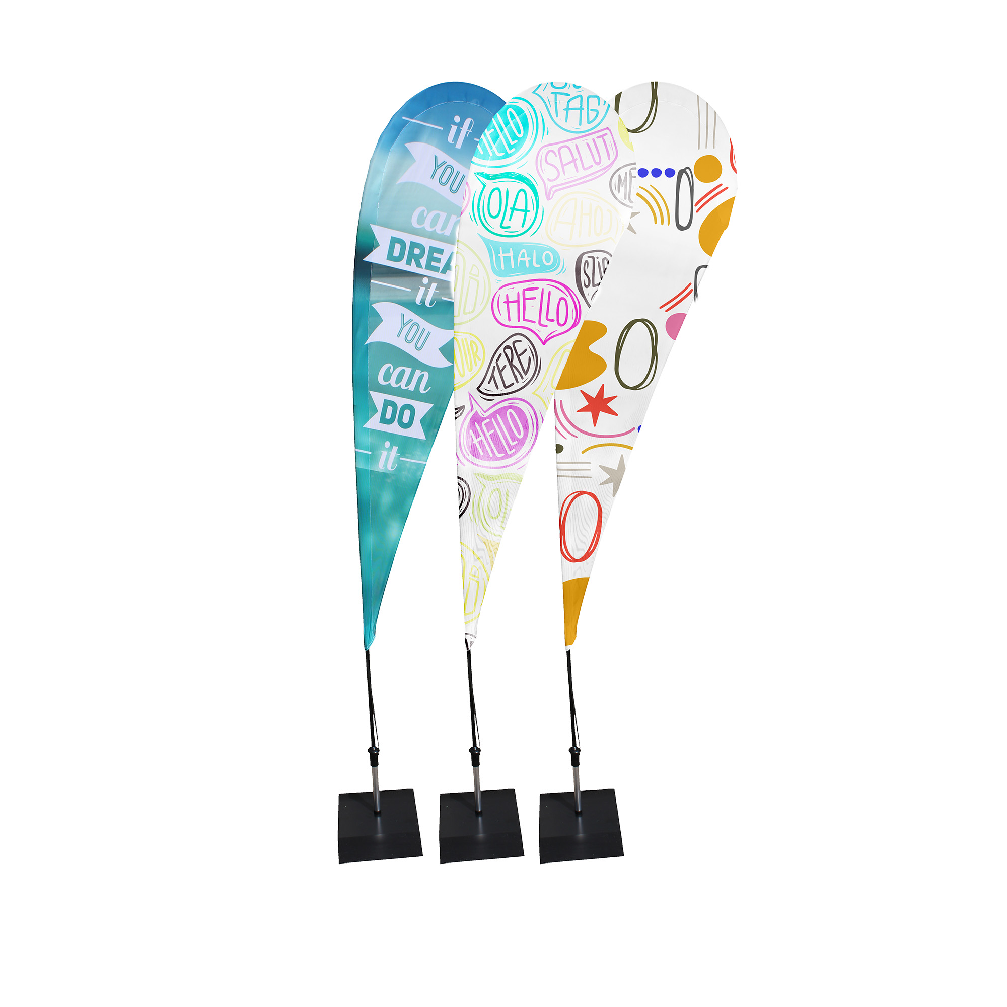 BANDEIRA GOTA SEM ESTRUTURA PROMOPACK INTERIOR PERSONALIZ�VE