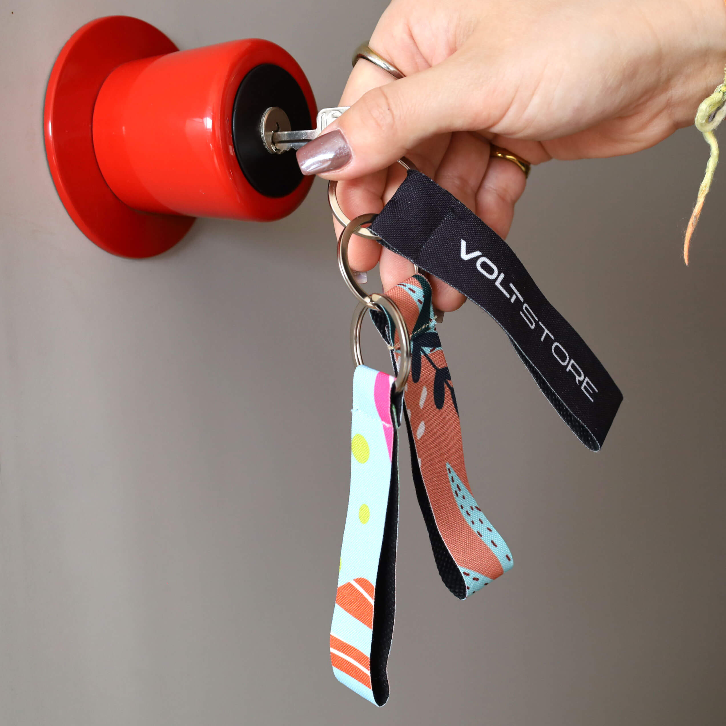 PORTA-CHAVES FITA EM RPET PERSONALIZ�VEL