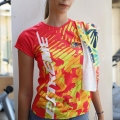Top / women�s sports t-shirt, polyester, imp. Total