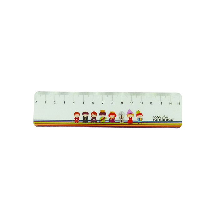 RULER 15 CM PP 2 SIDES CUSTOMIZABLE
