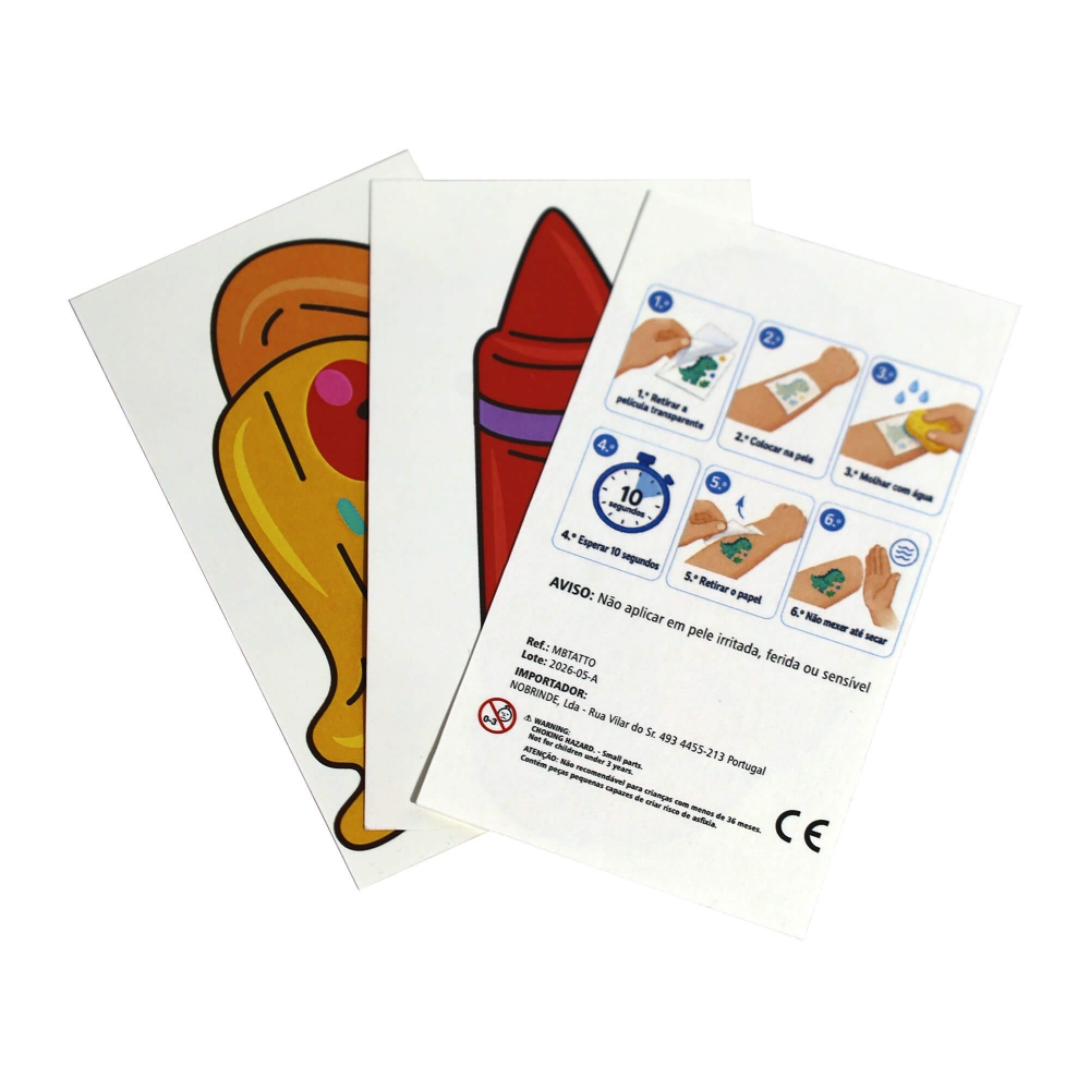 CALCOMAN�AS 5X9CM CUATRICOMIA