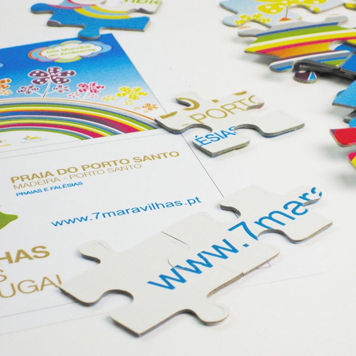PUZZLE CART�O A4 � 56 PE�AS PERSONALIZ�VEL