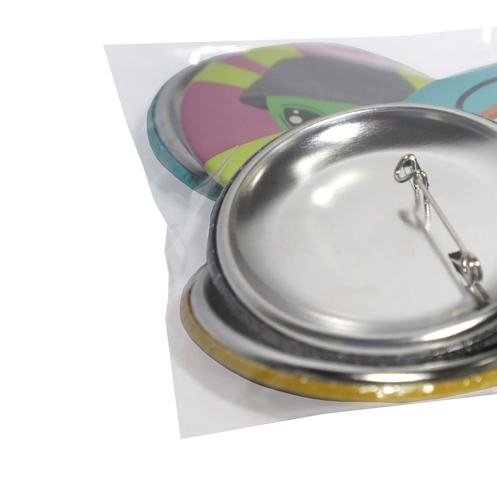 PACK 6 BADGES PERSONNALISABLES 59 MM