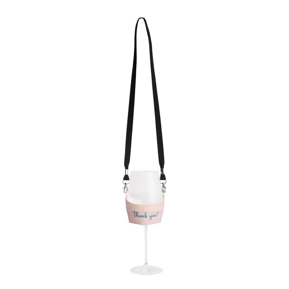 PORTA-COPOS GRANDE COM LANYARD PERSONALIZ�VEL