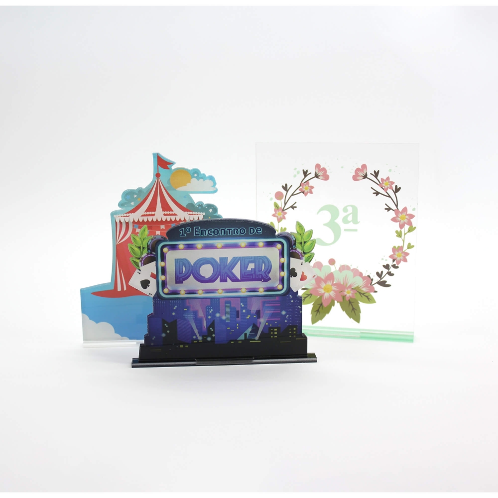 TROF�U 3MM 12X10CM FORMATO ESPECIAL PERSONALIZ�VEL