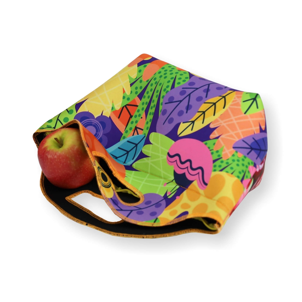 LANCHEIRA T�RMICA COM PEGA EM NEOPRENE PERSONALIZ�VEL