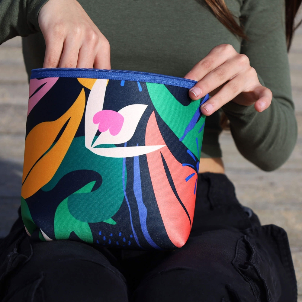 MINI LANCHEIRA T�RMICA EM NEOPRENE PERSONALIZ�VEL