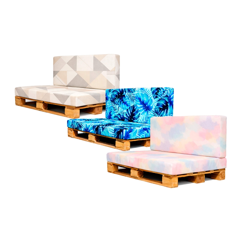 BACKREST FOR PALLET SOFA WITH CUSTOMIZABLE 10CM FOAM