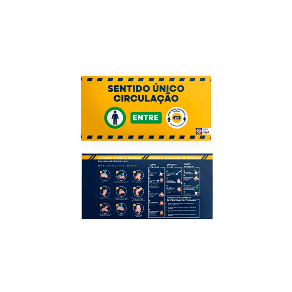 AUTOCOLANTE PARA CH�O 60X30CM PERSONALIZ�VEL