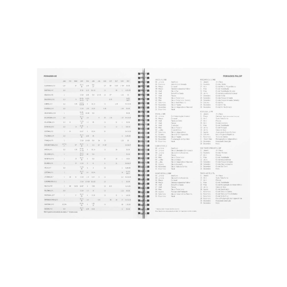 AGENDA SEMANAL A5 ESPIRAL CAPA PP PERSONALIZ�VEL