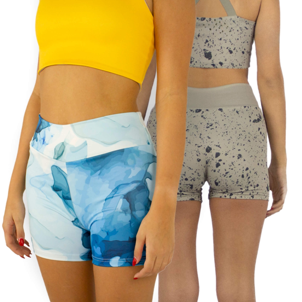 Top shorts de voleibol para mujer, poli�ster, imp. Total