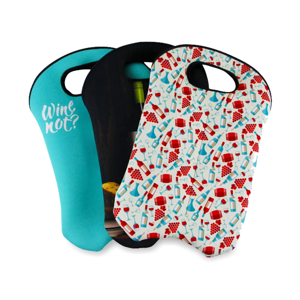 SACO PARA 2 GARRAFAS EM NEOPRENE PERSONALIZ�VEL