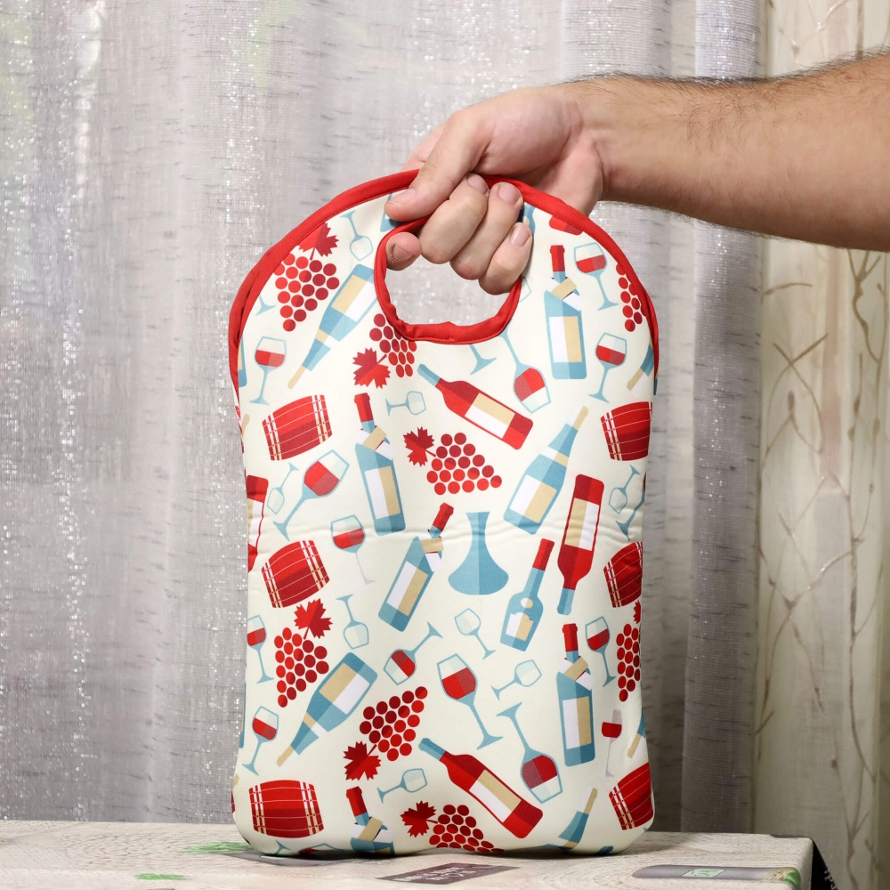 SACO PARA 2 GARRAFAS EM NEOPRENE PERSONALIZ�VEL