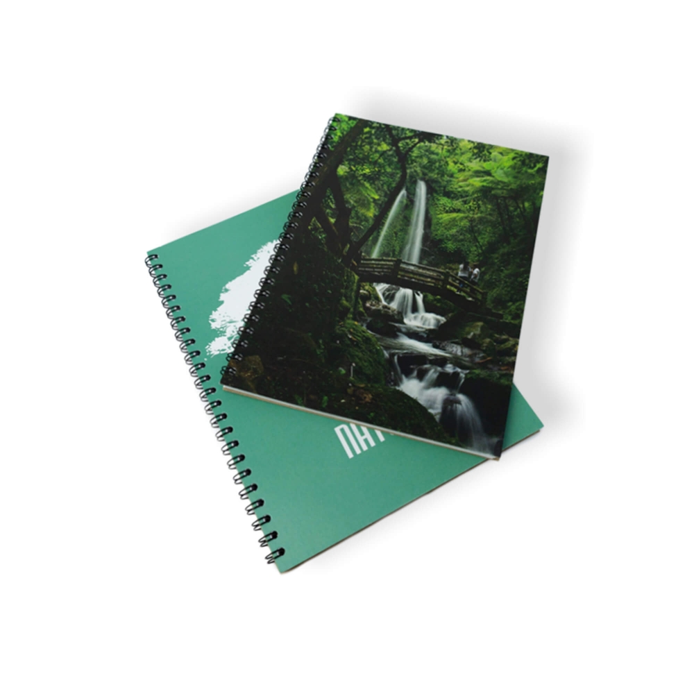 BLOCO A5 ESPIRAL EM PAPEL RECICLADO PERSONALIZ�VEL