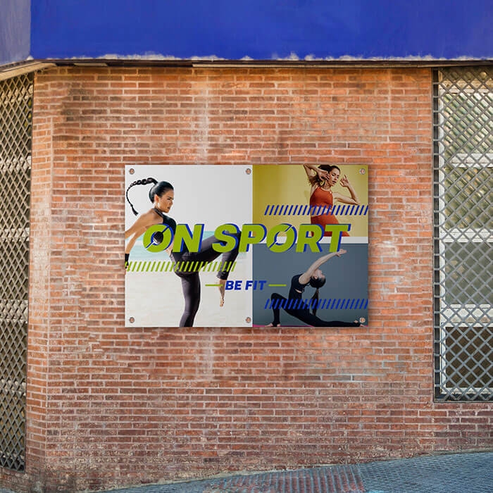 LONA 100X150CM C/ ILH�S PERSONALIZ�VEL