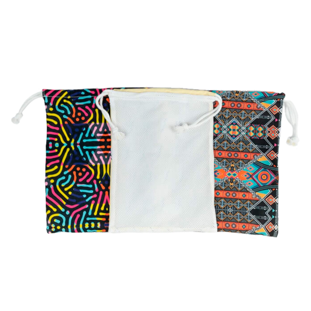 SACO DE POLIESTER PEQUENO COM REDE PERSONALIZ�VEL