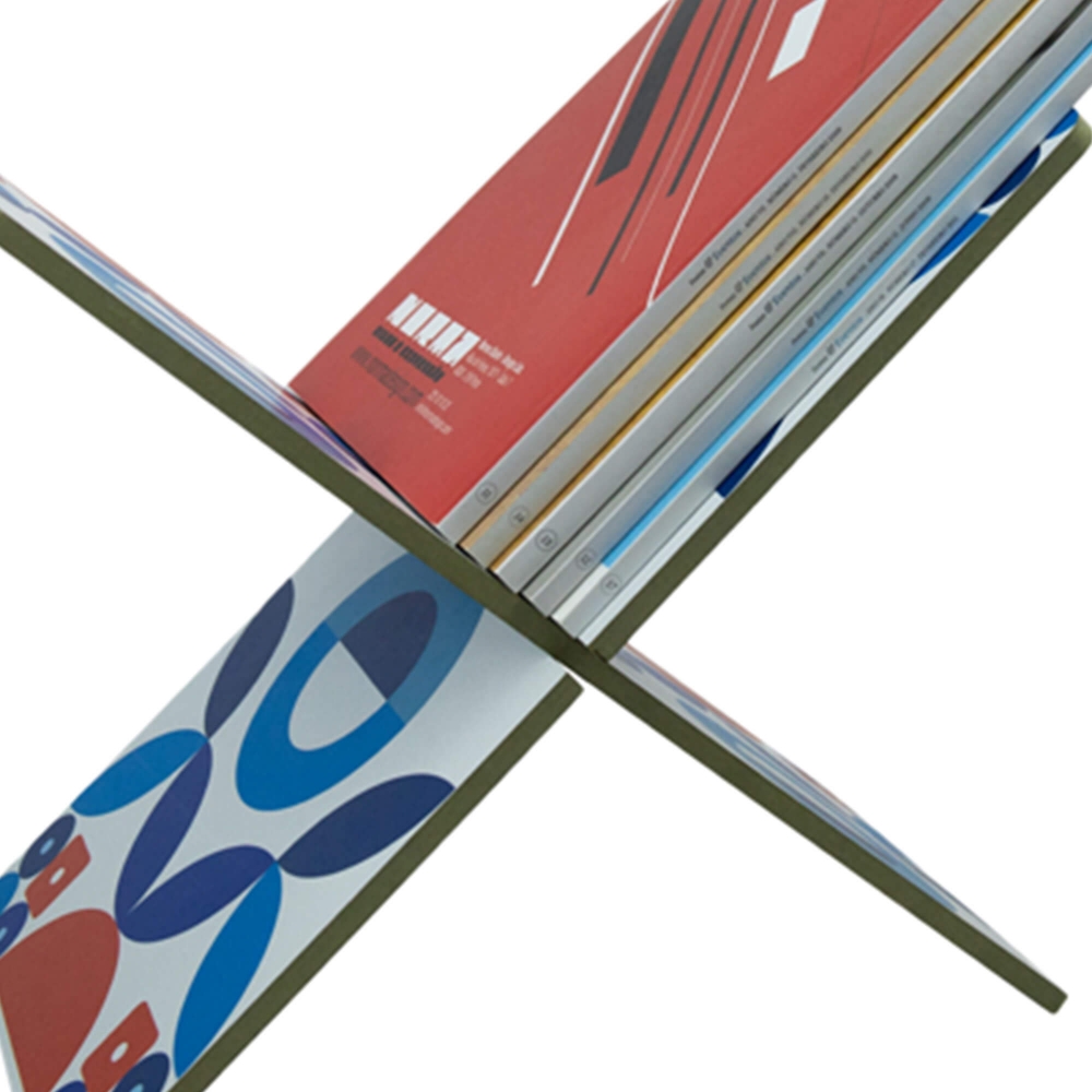 PORTA REVISTAS EM X PERSONALIZ�VEL