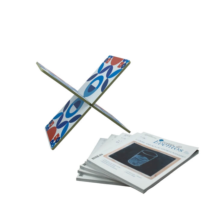 PORTA REVISTAS EM X PERSONALIZ�VEL