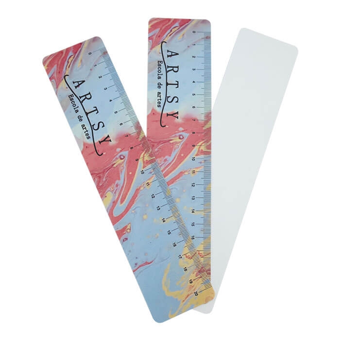 R�GUA DE 20CM PP 800 MIC 1 LADO PERSONALIZ�VEL