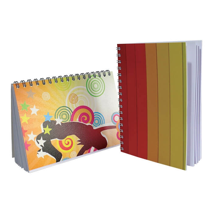 BLOCO A6 ESPIRAL CAPA PP IMP. 1 LADO 50 FLS PERSONALIZ�VEL