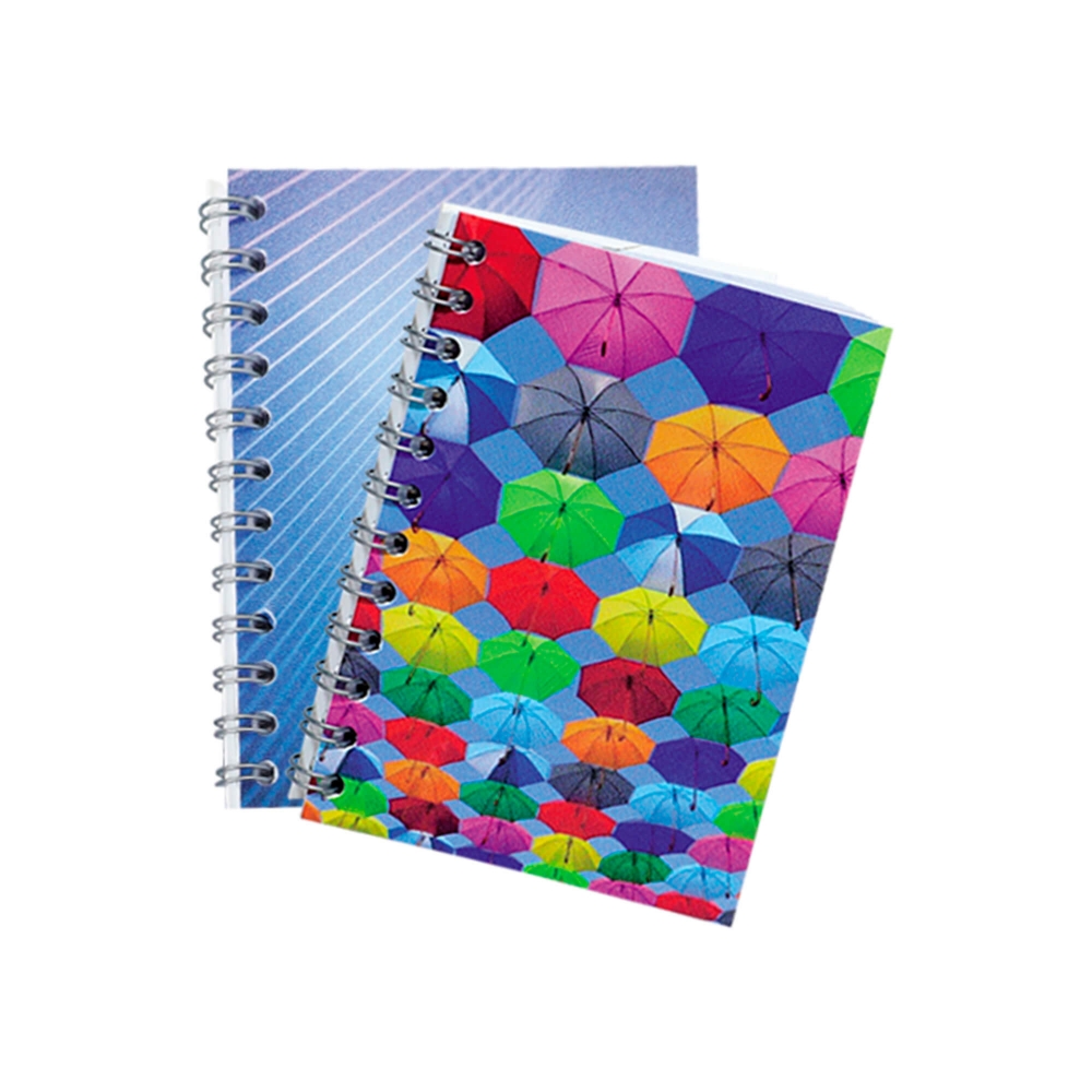A7 SPIRAL PAD COVER PP PRINT. 1 SIDE 50 FLS CUSTOMIZABLE
